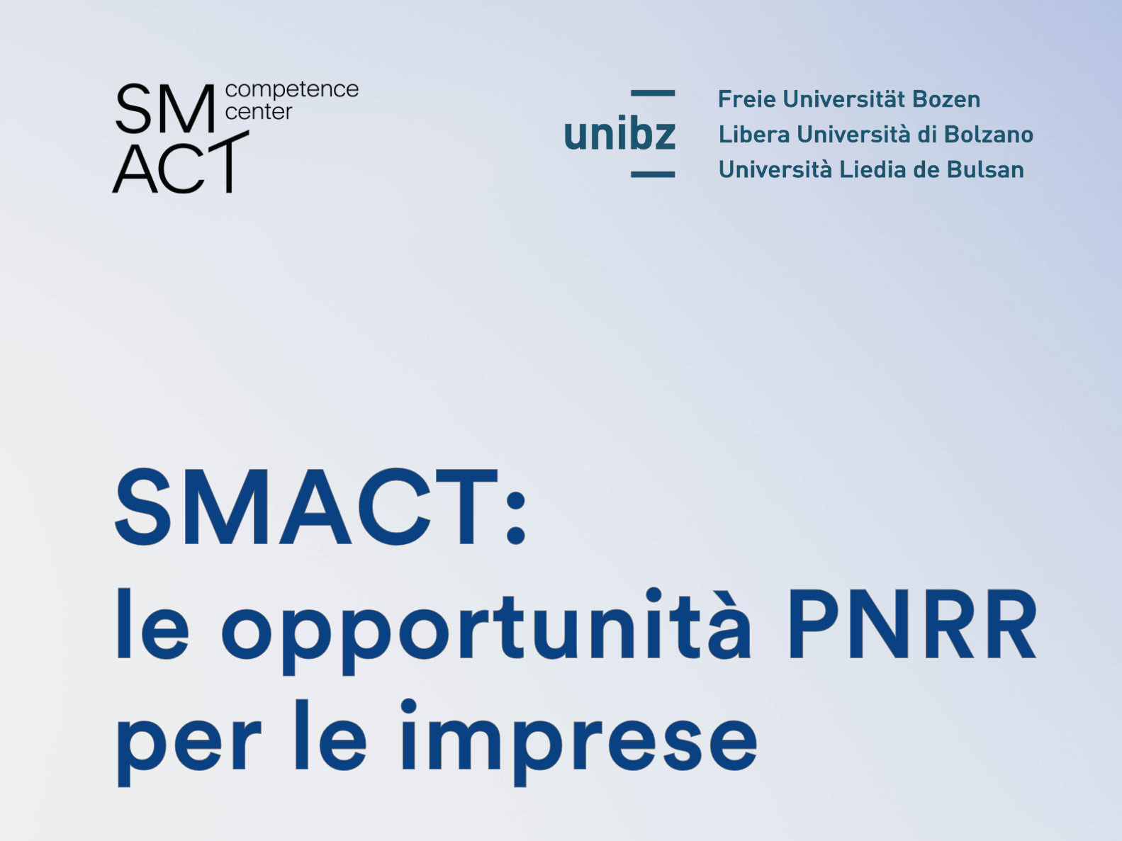 SMACT: le opportunità PNRR per le imprese